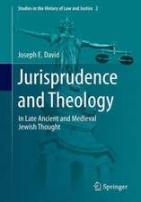 Jurisprudence and Theology: In Late Ancient and Medieval Jewish Thought