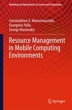 Resource Management in Mobile Computing Environments