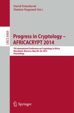 Progress in Cryptology – AFRICACRYPT 2014: 7th International Conference on Cryptology in Africa, Marrakesh, Morocco, May 28-30, 2014. Proceedings