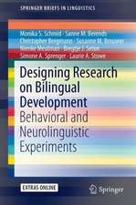 Designing Research on Bilingual Development