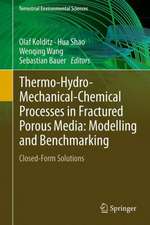 Thermo-Hydro-Mechanical-Chemical Processes in Fractured Porous Media: Modelling and Benchmarking: Closed-Form Solutions