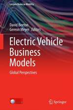 Electric Vehicle Business Models