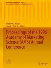 Proceedings of the 1996 Academy of Marketing Science (AMS) Annual Conference