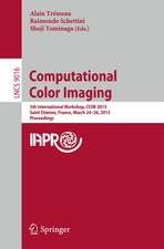 Computational Color Imaging: 5th International Workshop, CCIW 2015, Saint Etienne, France, March 24-26, 2015, Proceedings