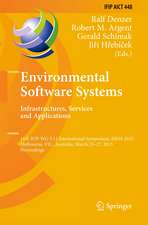 Environmental Software Systems. Infrastructures, Services and Applications: 11th IFIP WG 5.11 International Symposium, ISESS 2015, Melbourne, VIC, Australia, March 25-27, 2015, Proceedings