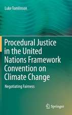 Procedural Justice in the United Nations Framework Convention on Climate Change: Negotiating Fairness