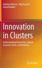 Innovation in Clusters: Understanding Universities, Special Economic Zones, and Modeling