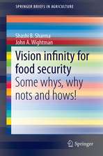 Vision Infinity for Food Security: Some Whys, Why Nots and Hows!