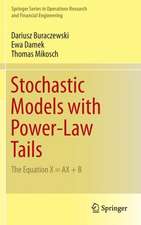 Stochastic Models with Power-Law Tails: The Equation X = AX + B