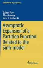 Asymptotic Expansion of a Partition Function Related to the Sinh-model