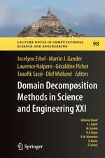 Domain Decomposition Methods in Science and Engineering XXI