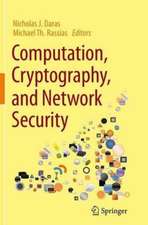 Computation, Cryptography, and Network Security