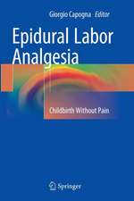 Epidural Labor Analgesia: Childbirth Without Pain