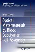 Optical Metamaterials by Block Copolymer Self-Assembly