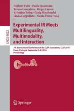 Experimental IR Meets Multilinguality, Multimodality, and Interaction: 7th International Conference of the CLEF Association, CLEF 2016, Évora, Portugal, September 5-8, 2016, Proceedings