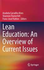 Lean Education: An Overview of Current Issues