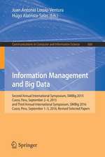 Information Management and Big Data