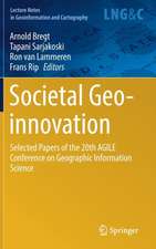 Societal Geo-innovation: Selected papers of the 20th AGILE conference on Geographic Information Science