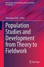 Population Studies and Development from Theory to Fieldwork