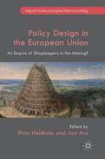 Policy Design in the European Union