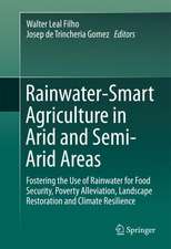 Rainwater-Smart Agriculture in Arid and Semi-Arid Areas: Fostering the Use of Rainwater for Food Security, Poverty Alleviation, Landscape Restoration and Climate Resilience