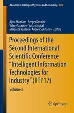 Proceedings of the Second International Scientific Conference “Intelligent Information Technologies for Industry” (IITI’17): Volume 2