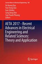 AETA 2017 - Recent Advances in Electrical Engineering and Related Sciences: Theory and Application