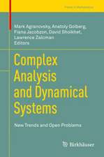 Complex Analysis and Dynamical Systems: New Trends and Open Problems