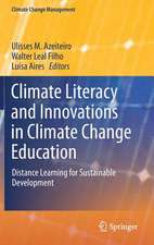 Climate Literacy and Innovations in Climate Change Education: Distance Learning for Sustainable Development