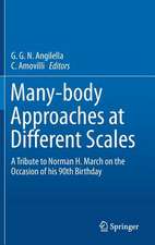 Many-body Approaches at Different Scales: A Tribute to Norman H. March on the Occasion of his 90th Birthday