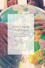 Second Language Study Abroad: Programming, Pedagogy, and Participant Engagement