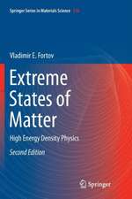 Extreme States of Matter: High Energy Density Physics