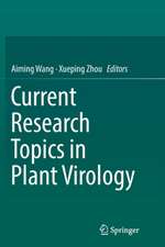 Current Research Topics in Plant Virology