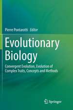 Evolutionary Biology: Convergent Evolution, Evolution of Complex Traits, Concepts and Methods