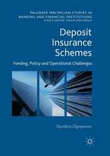 Deposit Insurance Schemes: Funding, Policy and Operational Challenges