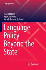 Language Policy Beyond the State