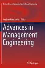 Advances in Management Engineering