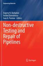 Non-destructive Testing and Repair of Pipelines