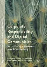 Corporate Responsibility and Digital Communities: An International Perspective towards Sustainability