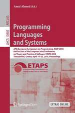 Programming Languages and Systems: 27th European Symposium on Programming, ESOP 2018, Held as Part of the European Joint Conferences on Theory and Practice of Software, ETAPS 2018, Thessaloniki, Greece, April 14-20, 2018, Proceedings