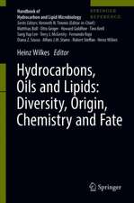 Hydrocarbons, Oils and Lipids: Diversity, Origin, Chemistry and Fate