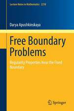 Free Boundary Problems: Regularity Properties Near the Fixed Boundary