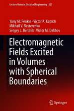 Electromagnetic Fields Excited in Volumes with Spherical Boundaries