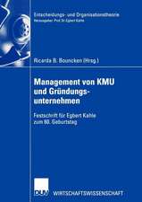 Management von KMU und Gründungsunternehmen