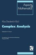 Complex Analysis: Proceedings of the International Workshop Wuppertal 1990