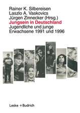 Jungsein in Deutschland: Jugendliche und junge Erwachsene 1991 und 1996