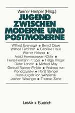 Jugend zwischen Moderne und Postmoderne