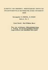 Über eine nichtlineare Differentialgleichung 2. Ordnung die bei einem gewissen Abschätzungsverfahren eine besondere Rolle spielt