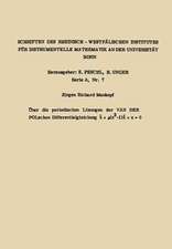 Über die periodischen Lösungen der van der Polschen Differentialgleichung x.. + µ(x2 -1) x. + x = 0