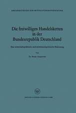 Die freiwilligen Handelsketten in der Bundesrepublik Deutschland